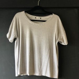 Black and white striped shirt